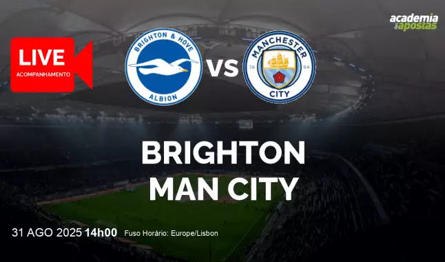Brighton Man City livestream | Premier League | 31 August 2025