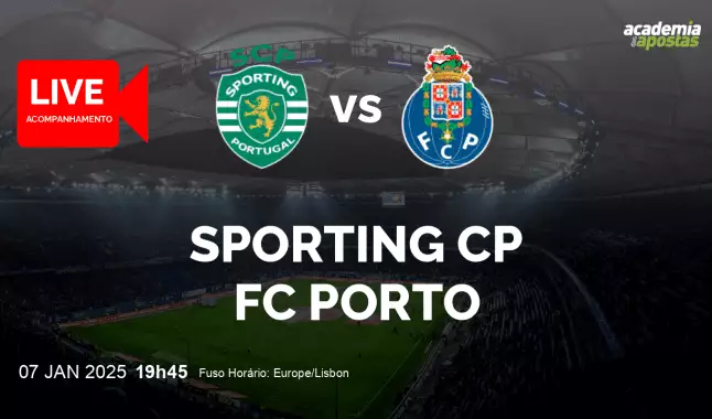 Sporting CP FC Porto livestream | Taça da Liga | 07 January 2025