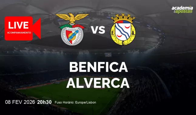 Benfica Alverca livestream | Liga Portugal Betclic | 08 February 2026