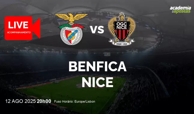 Benfica Nice livestream | UEFA Champions League | 12 August 2025