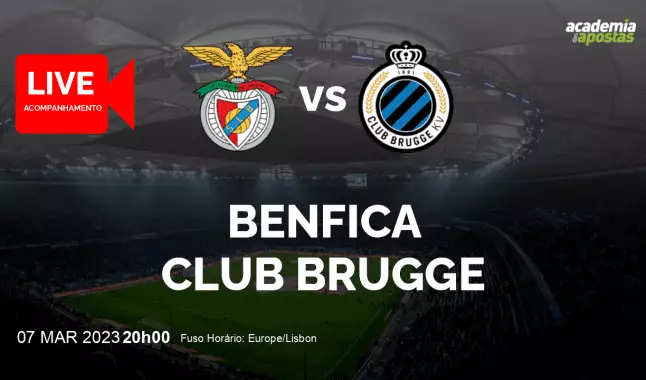 Benfica Club Brugge livestream | UEFA Champions League | 07 March 2023