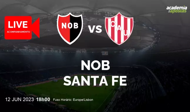 NOB Santa Fe livestream | Primera División | 12 June 2023
