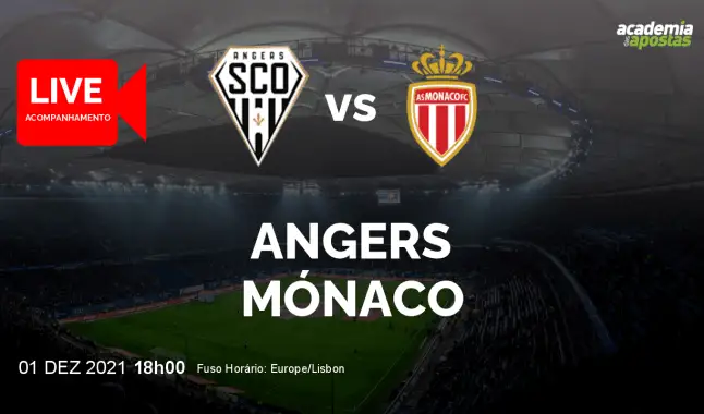 Angers Mónaco livestream | Ligue 1 | 01 December 2021