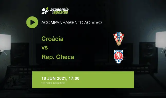 Croácia Chéquia livestream | Campeonato Europeu | 18 June 2021