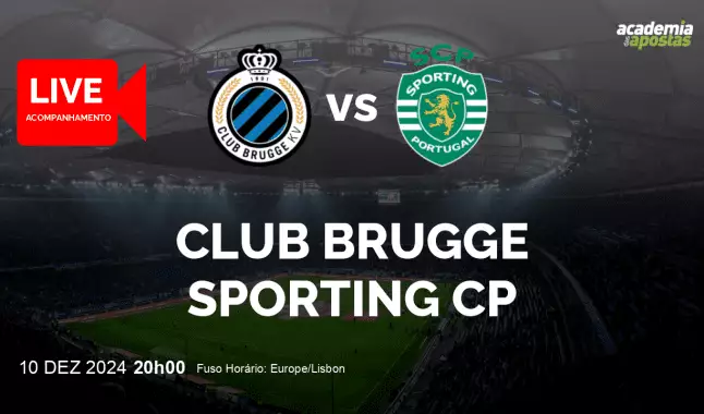 Club Brugge Sporting CP livestream | UEFA Champions League | 10 December 2024