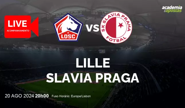 Lille Slavia Praga livestream | UEFA Champions League | 20 August 2024