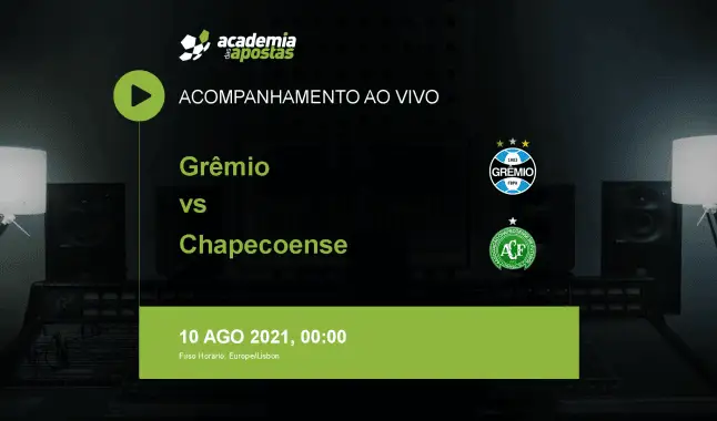 Grêmio Chapecoense livestream | Serie A | 10 August 2021