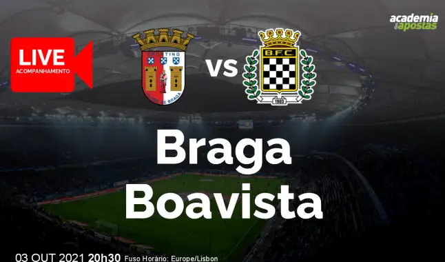 SC Braga Boavista livestream | Liga Portugal Betclic | 03 October 2021