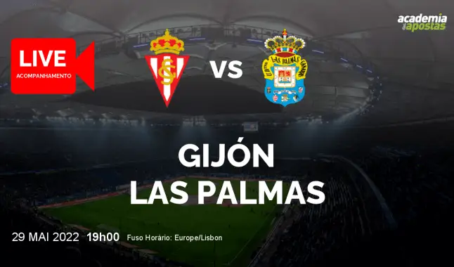 Gijón Las Palmas livestream | Segunda División | 29 May 2022