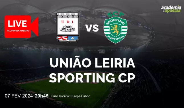 União Leiria Sporting CP livestream | Taça de Portugal | 07 February 2024