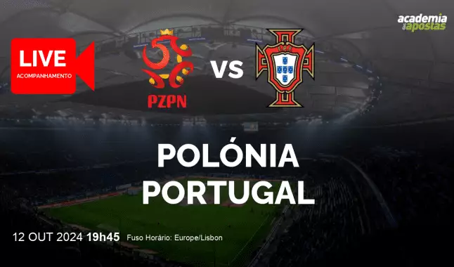 Polónia Portugal livestream | UEFA Nations League | 12 October 2024
