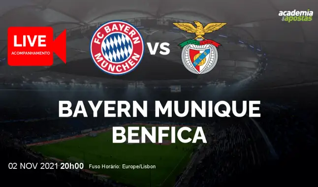 Bayern Munique Benfica livestream | UEFA Champions League | 02 November 2021