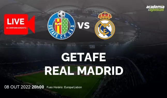 Getafe Real Madrid livestream | Primera División | 08 October 2022