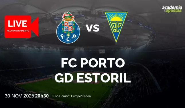 FC Porto GD Estoril livestream | Liga Portugal Betclic | 30 November 2025