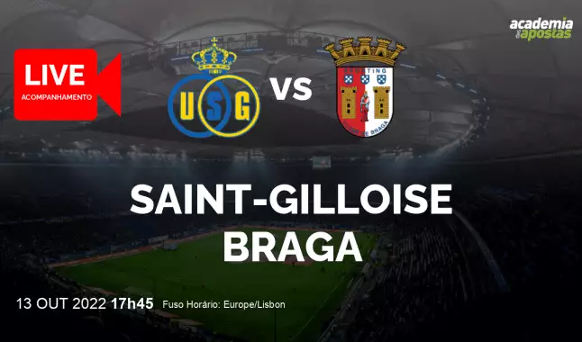 Saint-Gilloise SC Braga livestream | UEFA Europa League | 13 October 2022