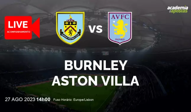 Burnley Aston Villa livestream | Premier League | 27 August 2023
