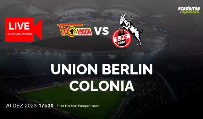 Union Berlin Colonia livestream | Bundesliga | 20 December 2023