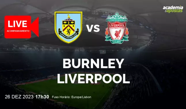 Burnley Liverpool livestream | Premier League | 26 December 2023
