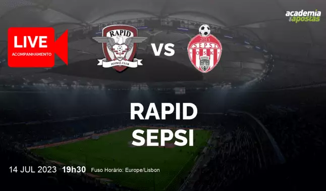 Rapid Sepsi livestream | Liga I | 14 July 2023