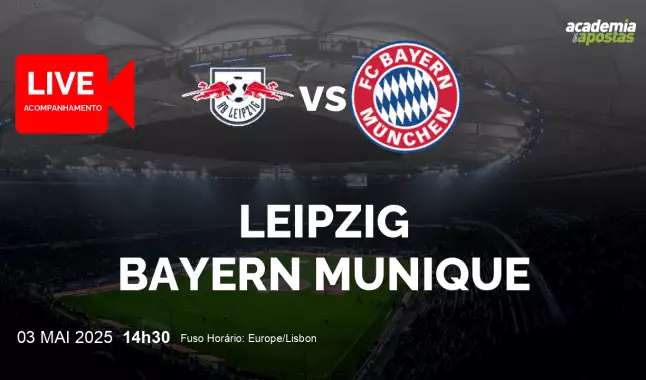 Leipzig Bayern Munique livestream | Bundesliga | 03 May 2025