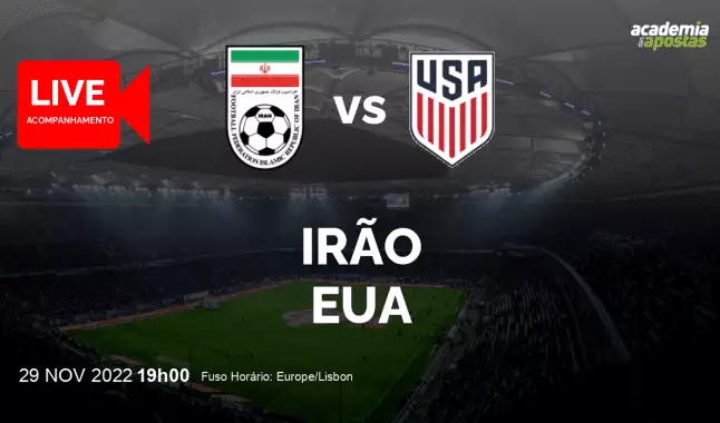 Irão EUA livestream | Mundial | 29 November 2022
