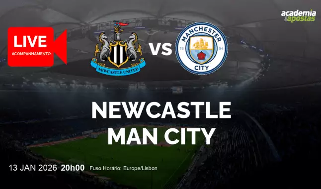 Newcastle Man City livestream | Taça da Liga | 13 January 2026