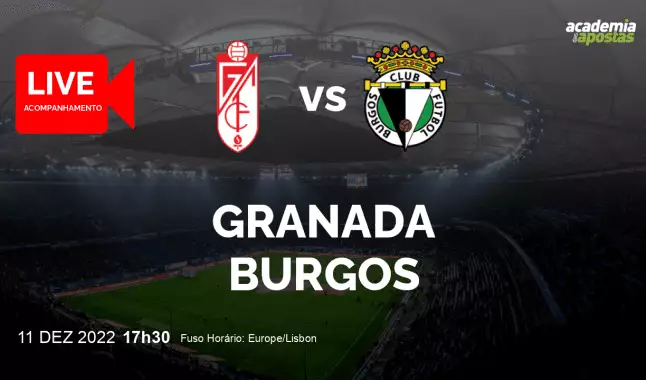 Granada Burgos livestream | Segunda División | 11 December 2022