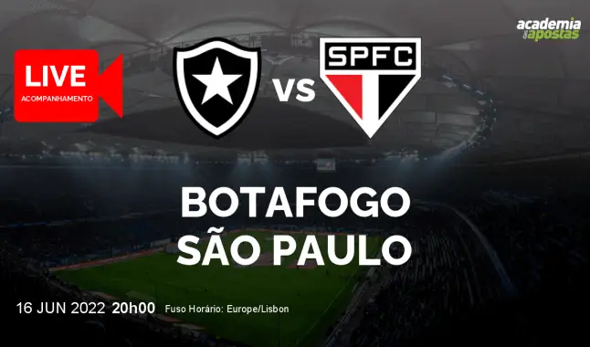 Botafogo São Paulo livestream | Serie A | 16 June 2022