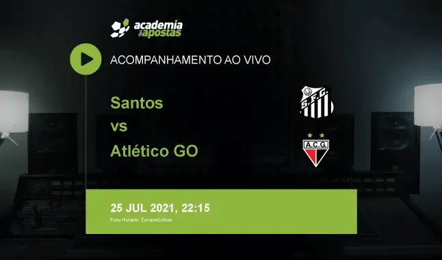 Santos Atlético GO livestream | Serie A | 25 July 2021