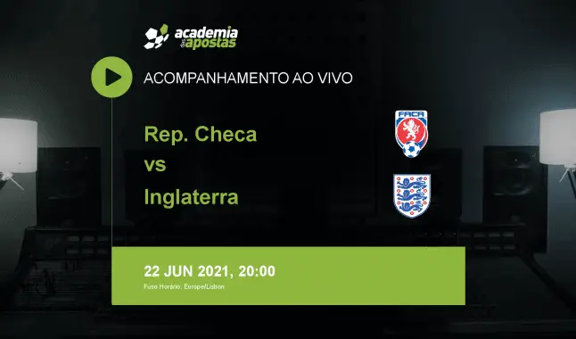Chéquia Inglaterra livestream | Campeonato Europeu | 22 June 2021