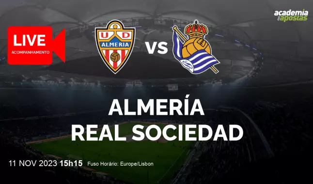 Almería Real Sociedad livestream | Primera División | 11 November 2023