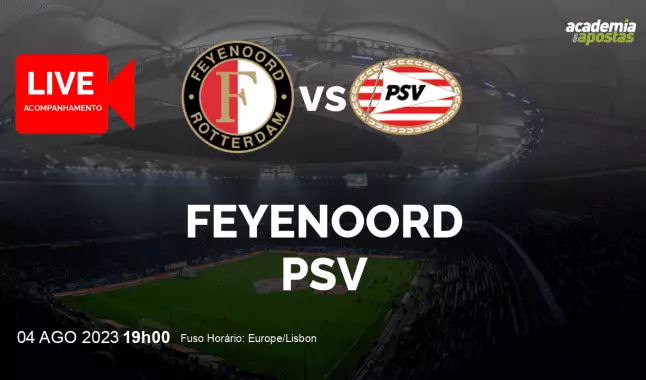 Feyenoord PSV livestream | Super Cup | 04 August 2023