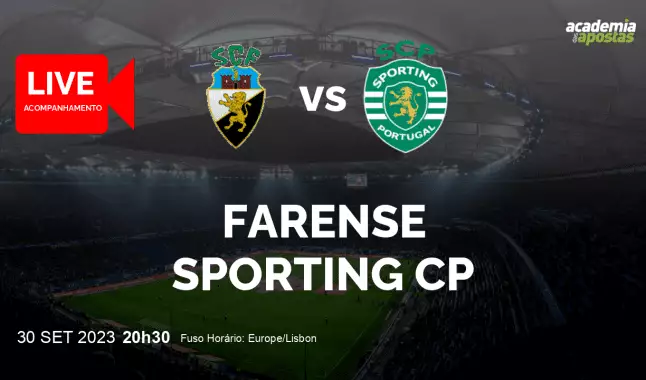 Farense Sporting CP livestream | Liga Portugal Betclic | 30 September 2023