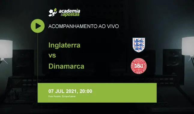 Inglaterra Dinamarca livestream | Campeonato Europeu | 07 July 2021