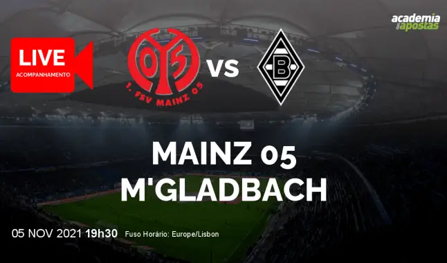 Mainz 05 M'gladbach livestream | Bundesliga | 05 November 2021