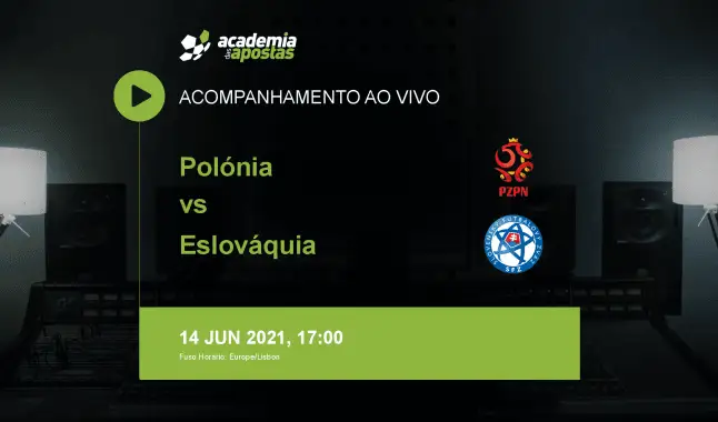 Polónia Eslováquia livestream | Campeonato Europeu | 14 June 2021