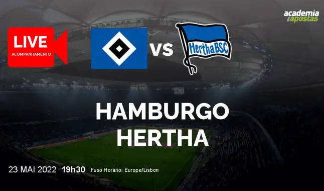 Hamburgo Hertha livestream | Play-offs 1/2 | 23 May 2022