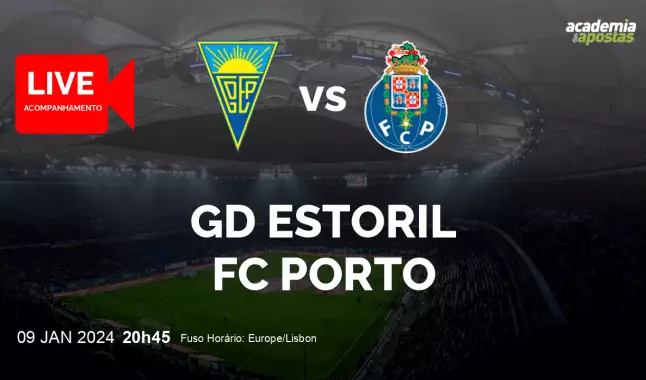 GD Estoril FC Porto livestream | Taça de Portugal | 09 January 2024