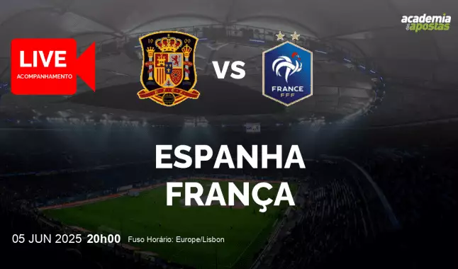 Espanha França livestream | UEFA Nations League | 05 June 2025