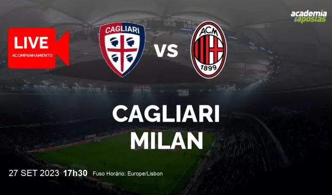 Cagliari Milan livestream | Serie A | 27 September 2023