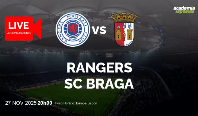 Rangers SC Braga livestream | UEFA Europa League | 27 November 2025