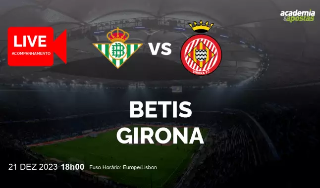 Betis Girona livestream | Primera División | 21 December 2023
