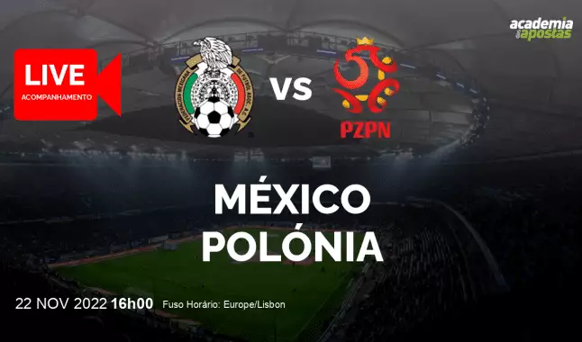 México Polónia livestream | Mundial | 22 November 2022