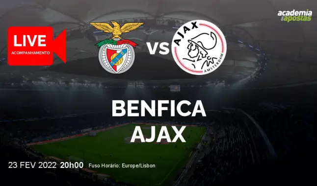Benfica Ajax livestream | UEFA Champions League | 23 February 2022