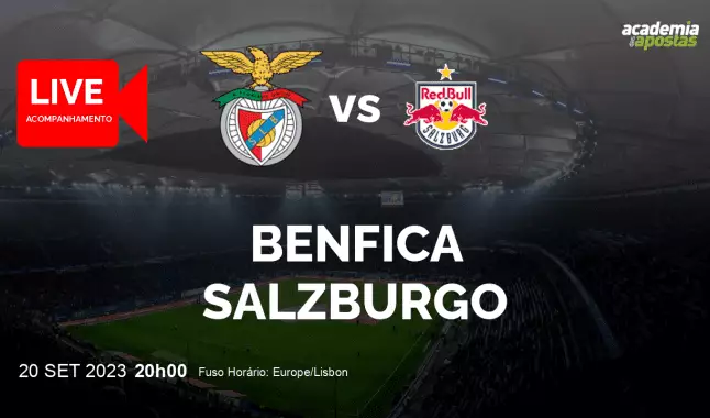 Benfica Salzburgo livestream | UEFA Champions League | 20 September 2023