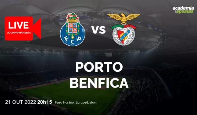 FC Porto Benfica livestream | Liga Portugal Betclic | 21 October 2022