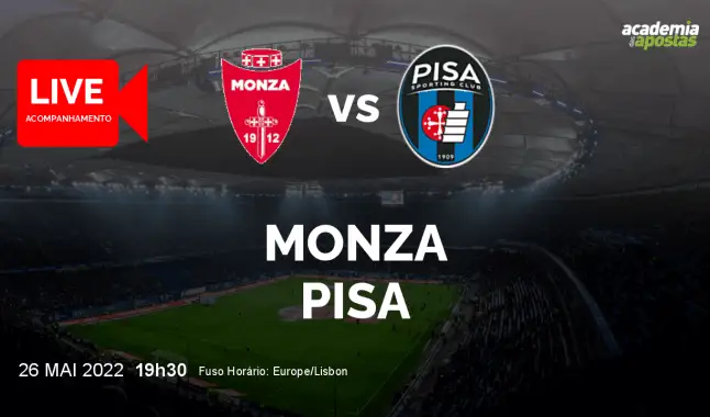 Monza Pisa livestream | Serie B | 26 May 2022