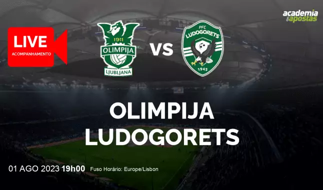 Olimpija Ludogorets livestream | UEFA Champions League | 01 August 2023