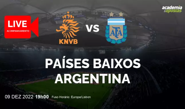 Países Baixos Argentina livestream | Mundial | 09 December 2022