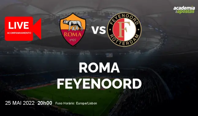 Roma Feyenoord livestream | Europa Conference League | 25 May 2022